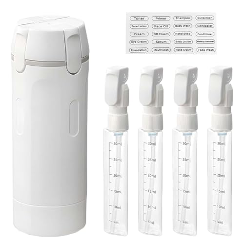 4-in-1 Leak-Proof Travel Bottles