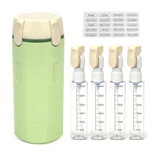 4-in-1 Leak-Proof Travel Bottles